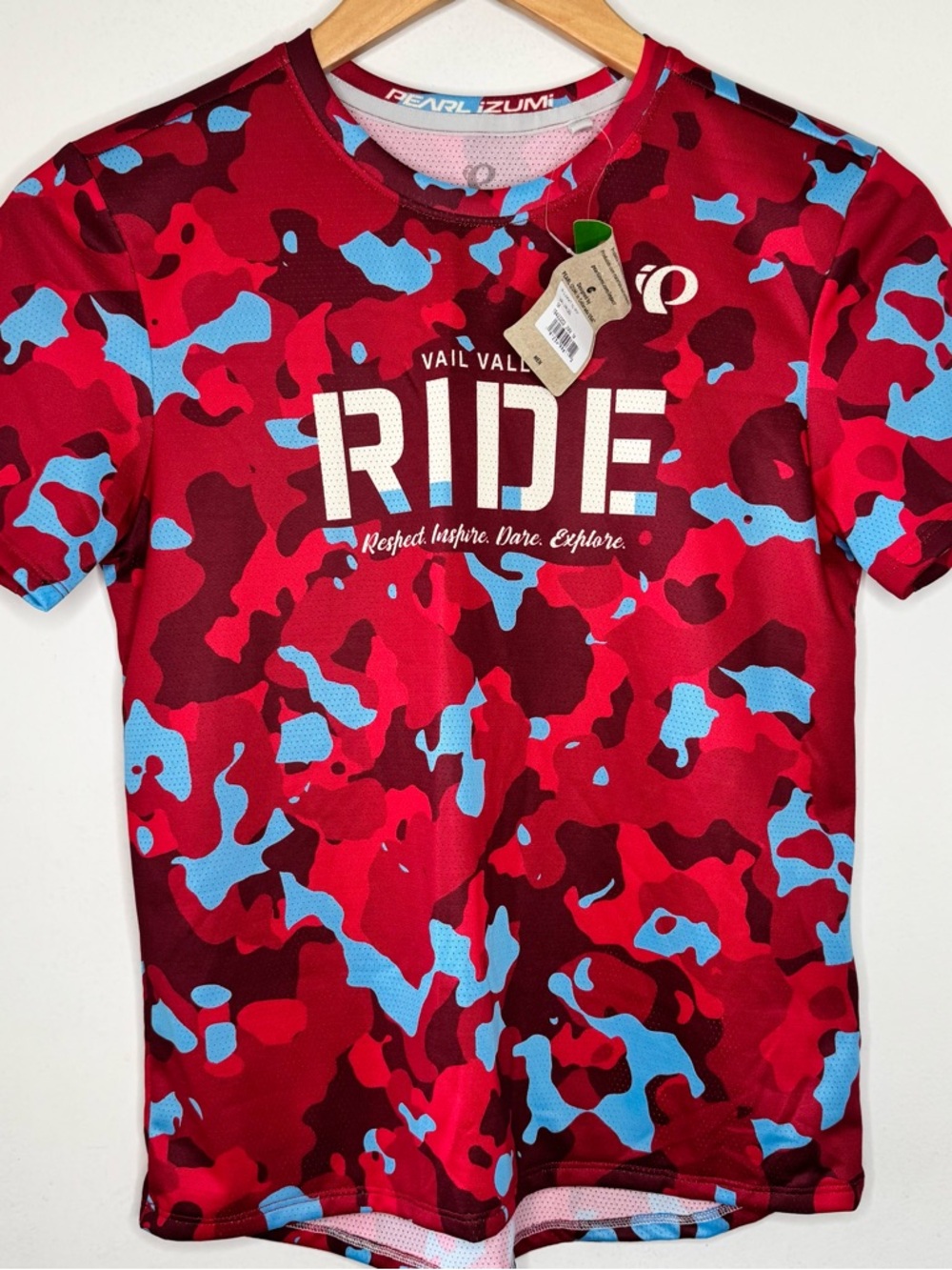 Pearl Izumi Summit Jersey Vail Valley Ride Women’s Medium Camo Print Cycling NEW